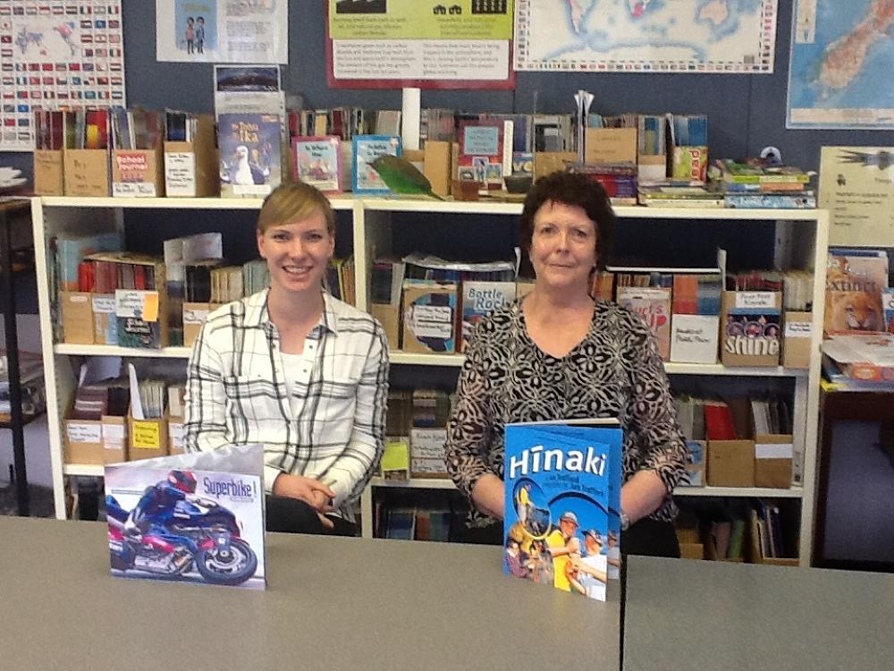 Ms Rebecca Rapson and Mrs Mary Guthrie who are the two teachers involved in implementing a reading intervention project funded through the Ministry of Education's Teacher-Led Innovation Fund.