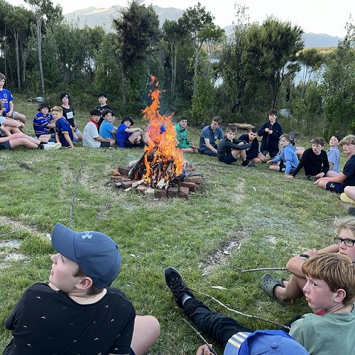 Y9 Camp 24 - the fire before the marshmellows