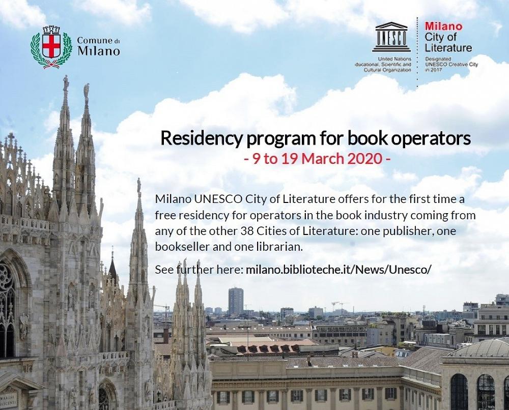 Residency program for book operators 9 - 19 March