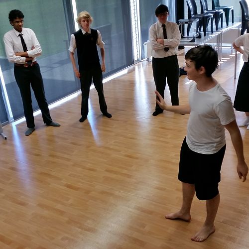The Ugly Shakespeare Company - drama workshop with the Year 13 class