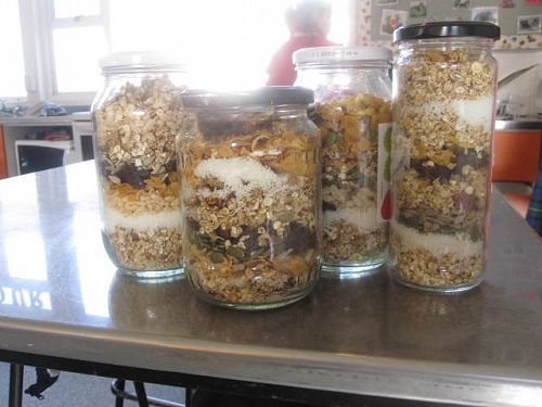 'Muesli in a Jar' created by Year 7 students