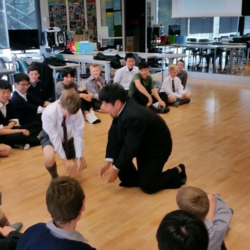 Ichikawa visit 2016 - Drama lesson