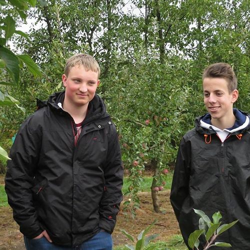 Two of our German exchange students, Jan and Lukas