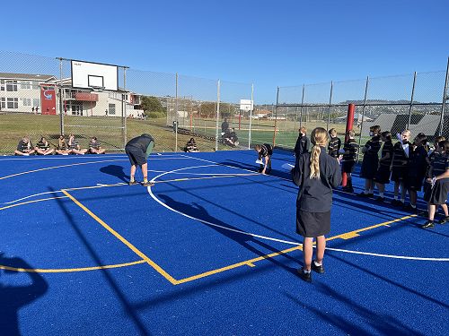 Room 9 in action for the Paper Plane Challenge!