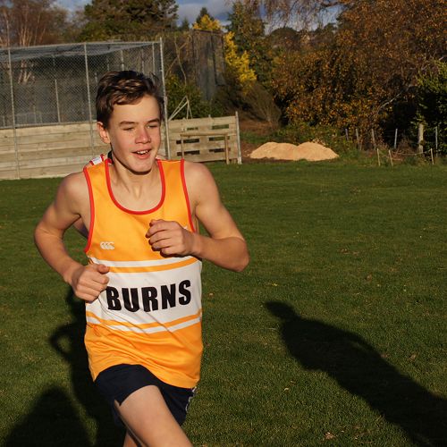Peter Sewell shows his form in the Primary cross country
