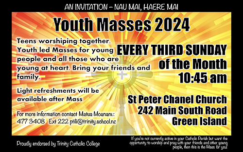 Youth Mass this Sunday