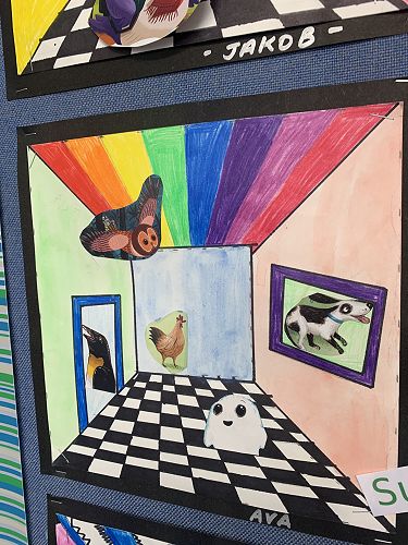 Room 1 Salvador Dali inspired art 