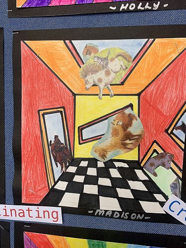 Room 1 Salvador Dali inspired art 