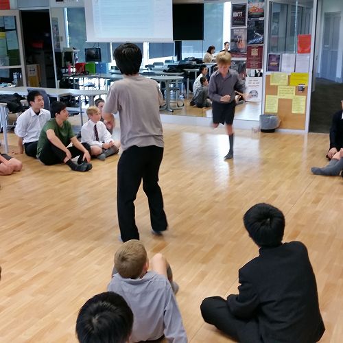Ichikawa visit 2016 - Drama lesson