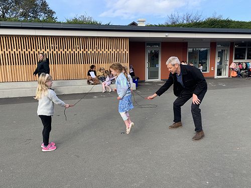 Lunchtime fun with Mr Reid