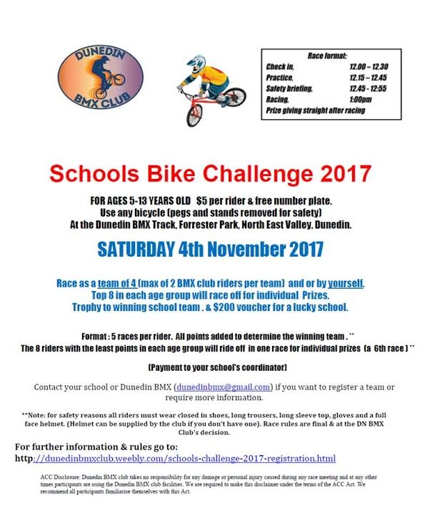School BMX Bike Challenge - This Weekend