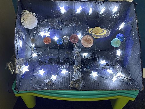 Great work Nixon! Your solar system is amazing!