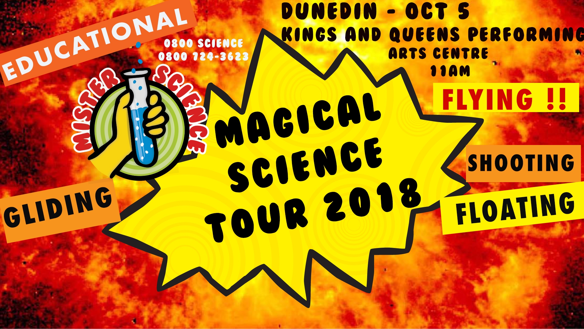 Mr Science and friends put on a WOW Show! Fun and Educational!