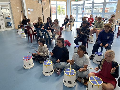 Bucket Drumming Lesson