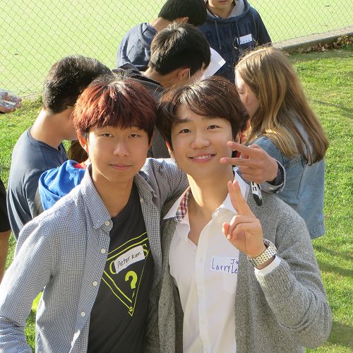 Larry Lee and Peter Kim - both from Korea