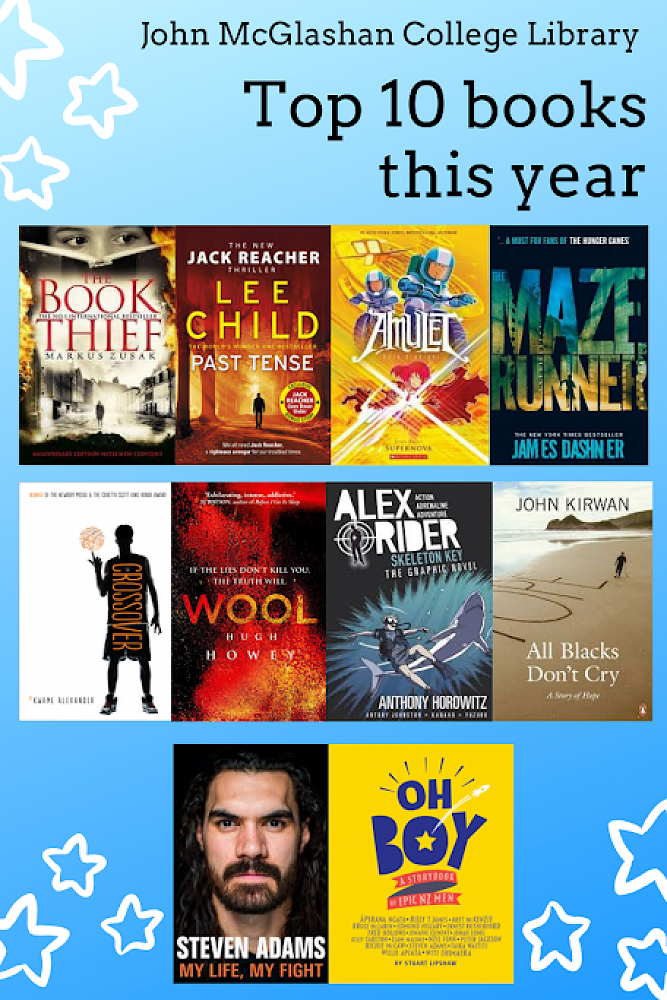 These 10 books have been the most popular at McGlashan so far this year.