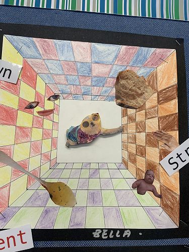 Room 1 Salvador Dali inspired art 