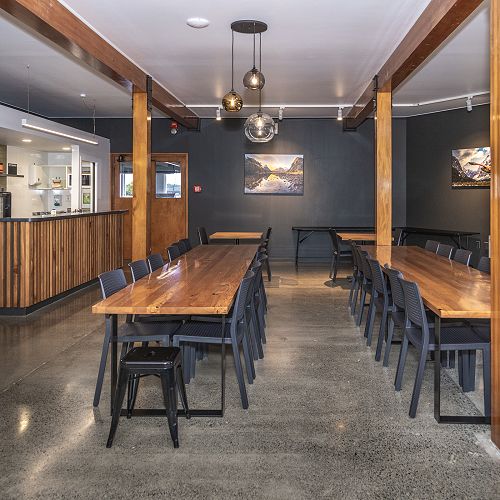 The lodge dining room