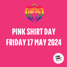 PINK SHIRT DAY is next FRIDAY!