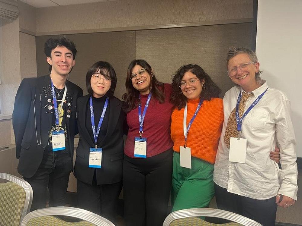 Liz Breslin attends NeMLA 55th Annual Convention in Boston