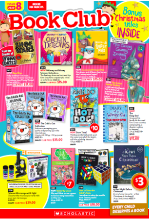 Issue 8 of Scholastic Book Club is here.
