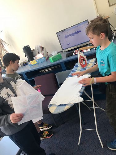 R1 making their costumes
