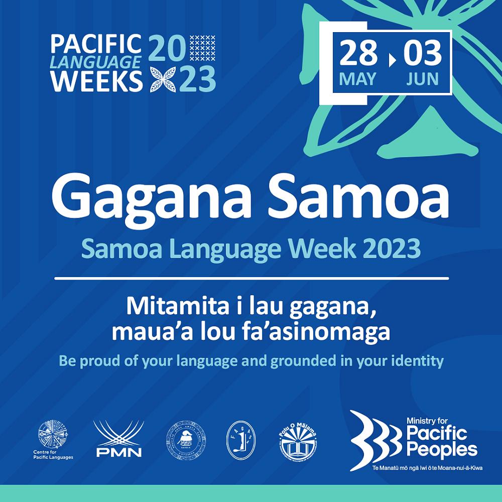 Celebrate Samoa Language Week 2023: Sunday 28 May - Saturday 3 June