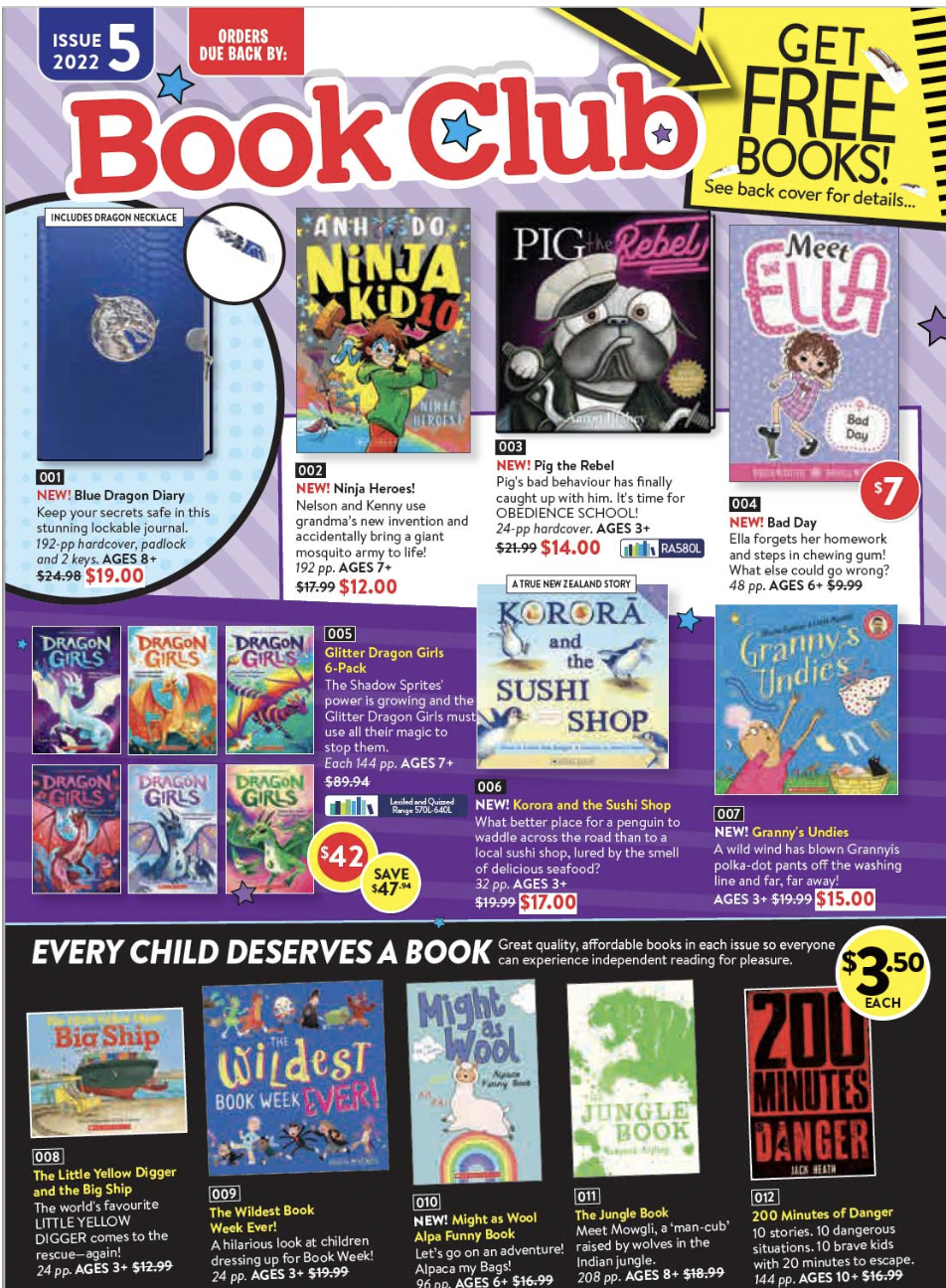 Issue 5 Scholastic Book Club 2022