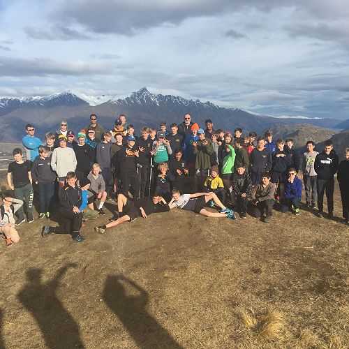 Group shot on the way to Skipper's Canyon