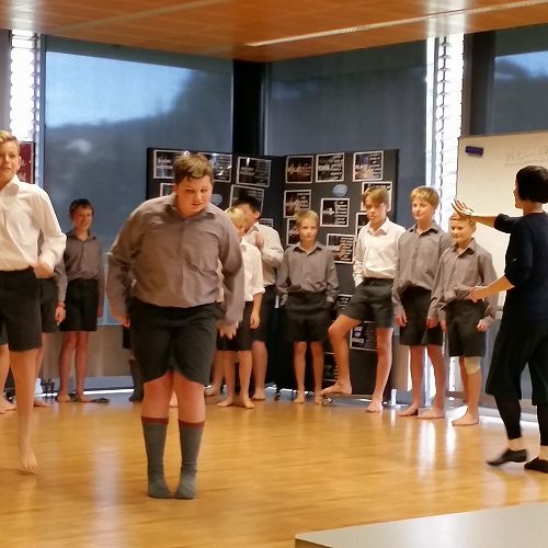 RNZB visit term #2 - with the Year 7 Drama class