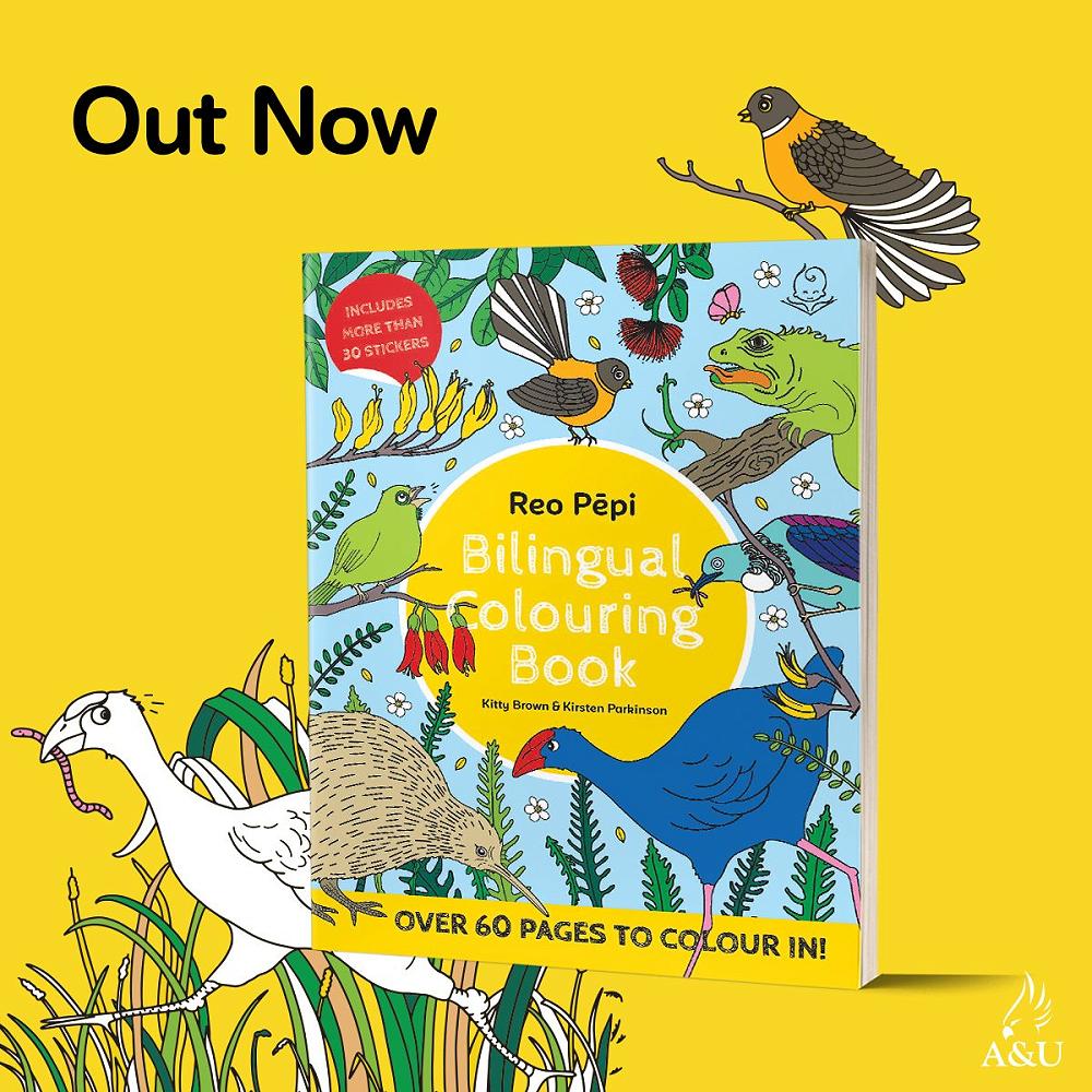 Let the little ones colour in kiwi creatures, and learn te reo along the way