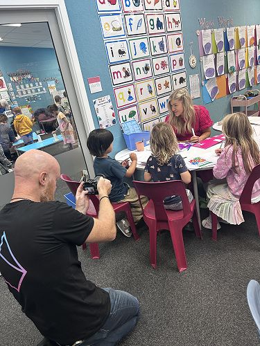 Taking photos for our website