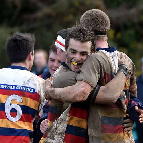 JMC Boys celebrate their win