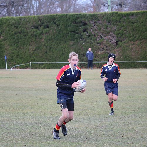Waihi Rugby match... A tough battle in the icy conditions. Final score was 62-48 to the home team.&nbsp;