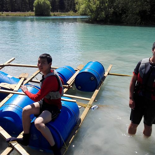 An interesting raft design