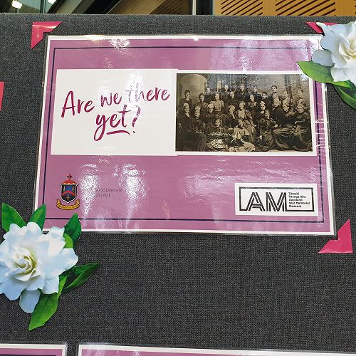 'Are we there yet?' McGlashan Wāhine - Suffrage exhibition