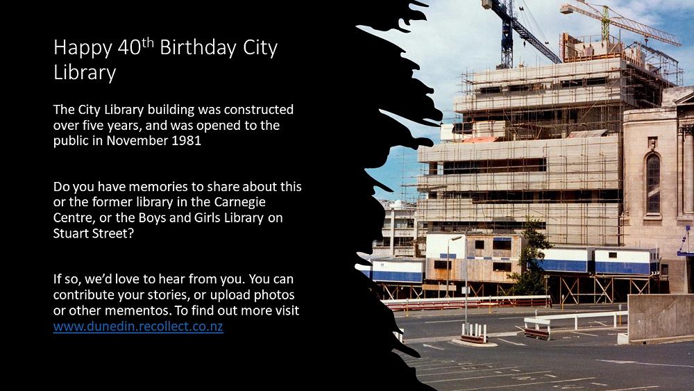 Do you have memories to share about the Dunedin City Library?