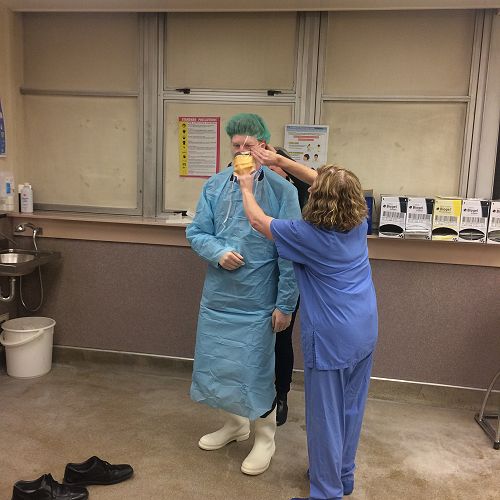 Mortuary visit at the Dunedin Hospital