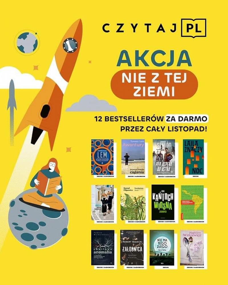 Read and listen (in Polish) to 12 bestsellers completely free!