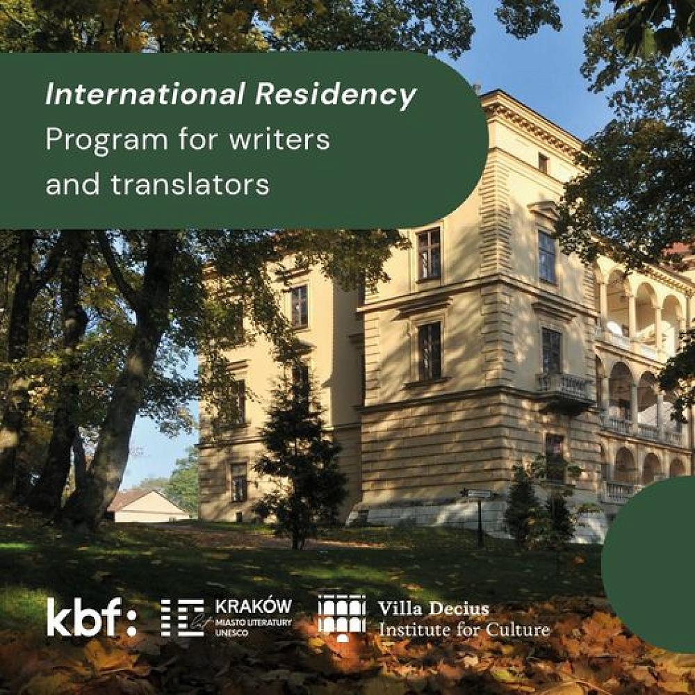 Kraków UNESCO City of Literature International Residency 2023