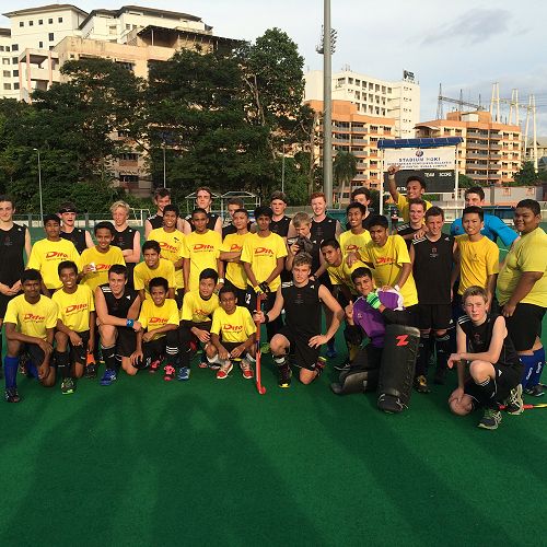 JMC boys on their Hockey Tour in Malaysia