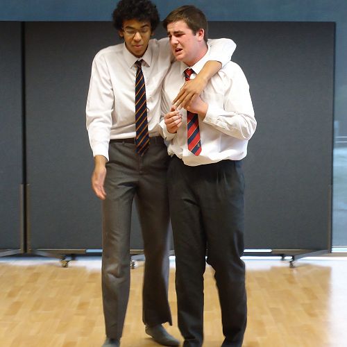 Ned and Harrison, turning on the emotion!