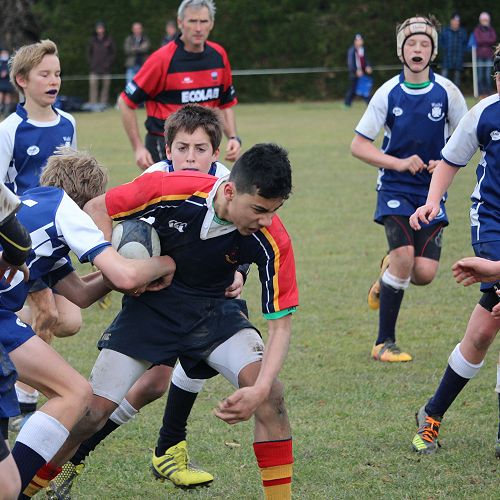 Waihi Rugby match... A tough battle in the icy conditions. Final score was 62-48 to the home team.&nbsp;