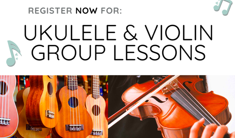 Ukulele and Violin Group Lessons