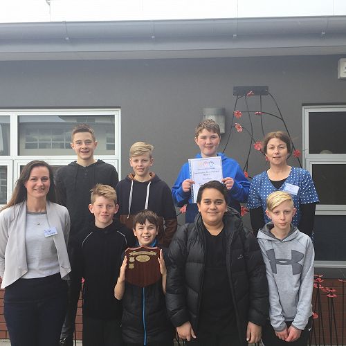 Winners of the intermediate Social Sciences section of regionals.&nbsp;