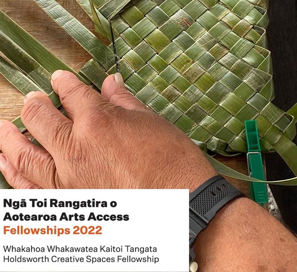 Whakahoa Whakawatea Kaitoi Tangata Holdsworth Creative Spaces Fellowship