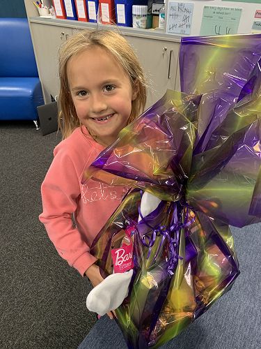 Another lucky raffle winner!