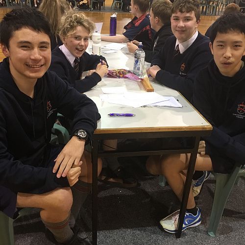 Year 9 Team - William Little, Nic Friedlander, Ollie Sinclair and Ray Ma