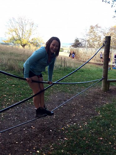 Challenging ourselves on the confidence course