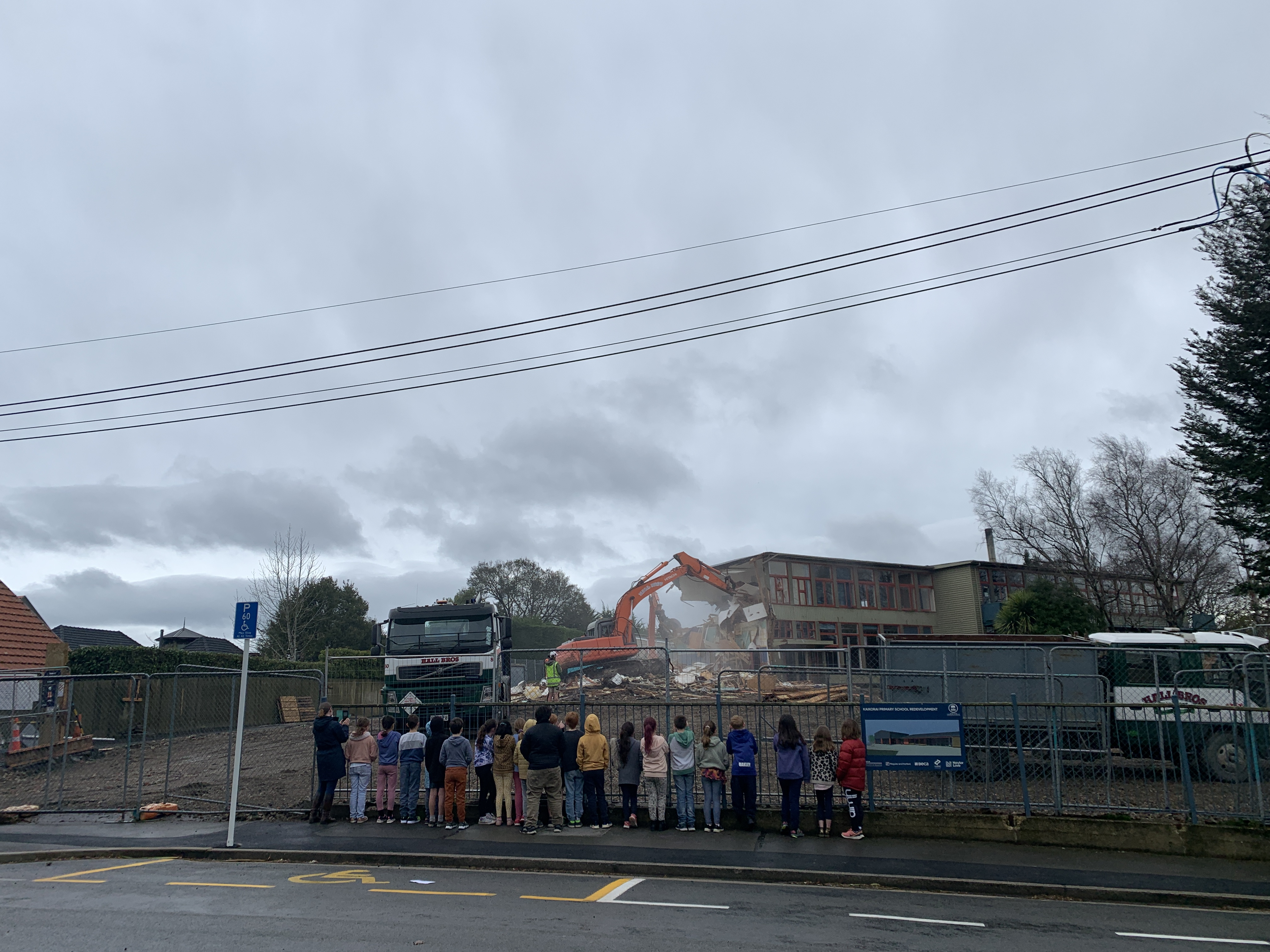 We reflect on the demolition